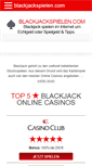 Mobile Screenshot of blackjackspielen.com